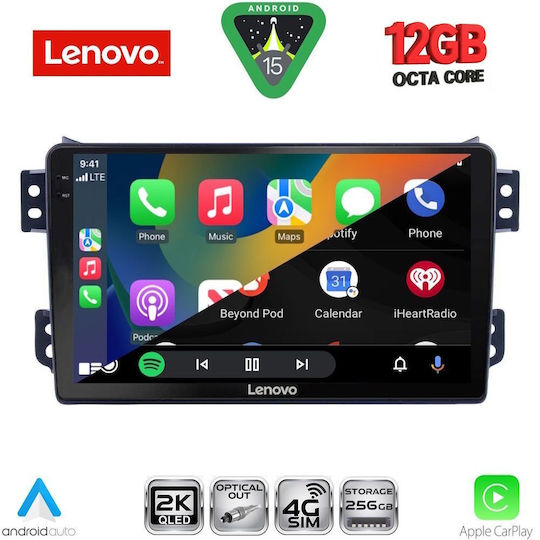 Lenovo Car Audio System for Opel Agila Suzuki Splash 2008-2018 Bluetooth USB WiFi GPS Apple CarPlay Android Auto with 9" Touch Screen