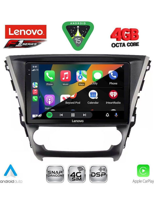 Lenovo Car Audio System for Toyota Avensis 2016-2019 (Bluetooth/USB/WiFi/GPS/Apple CarPlay/Android Auto) with 10" Touch Screen