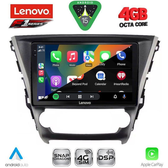 Lenovo Ηχοσύστημα Αυτοκινήτου για Toyota Avensis 2016-2019 (Bluetooth/USB/WiFi/GPS/Apple-Carplay/Android-Auto) με Οθόνη Αφής 10"