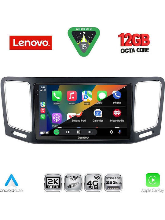 Lenovo Car Audio System for Volkswagen Sharan 2011-2023 Bluetooth USB WiFi GPS Apple CarPlay Android Auto with 9" Touch Screen