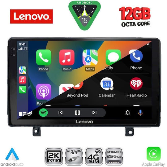 Lenovo Автомобилна Аудио Система за Opel Astra 2004-2010 (Bluetooth/USB/Вграден Wi-Fi/GPS/Apple CarPlay/Android Auto/CD) с Touch Screen 9"