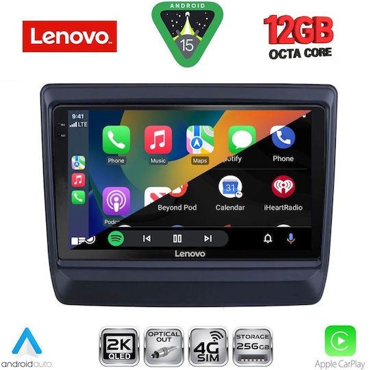 Lenovo Ηχοσύστημα Αυτοκινήτου Isuzu D-Max 2020 (Bluetooth/USB/WiFi/GPS/Apple-Carplay/Android-Auto) με Οθόνη Αφής 9"
