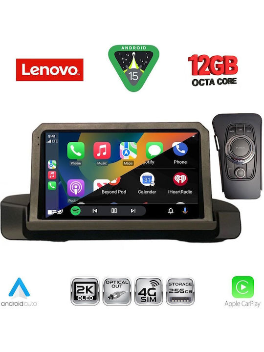 Lenovo Car Audio System for BMW Series 3 2005-2012 Bluetooth USB WiFi GPS Apple CarPlay Android Auto with 9" Touch Screen