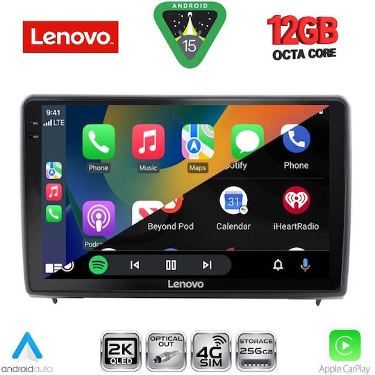 Lenovo Car Audio System for Ford EcoSport 2018-2023 (Bluetooth/USB/WiFi/GPS/Apple CarPlay/Android Auto) with 10" Touch Screen