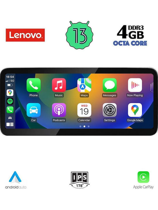 Lenovo Lenovo Auto-Audiosystem Für Mercedes-Benz C Klasse 2012-2014 Bluetooth USB AUX Eingebautes Wi-Fi GPS Apple CarPlay Android Auto Mit Touchscreen 10.33 Zoll LVG 23985B CPA