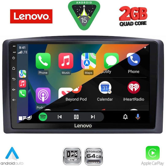 Lenovo Car Audio System for Mercedes-Benz Vito / Viano 2015-2022 (Bluetooth/USB/WiFi/GPS/Apple CarPlay/Android Auto) with 10" Touch Screen