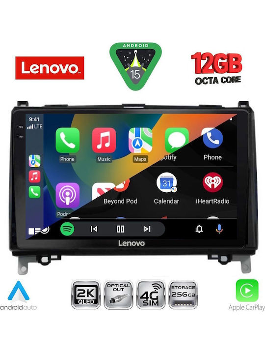 Lenovo Car Audio System for Mercedes-Benz Sprinter / Vito 2007-2020 (Bluetooth/USB/WiFi/GPS/Apple CarPlay/Android Auto) with 9" Touch Screen