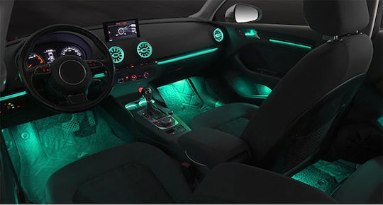 Diq Ambient Audi A3 8v Dyn Dragon Scale Style Digital Iq Dynamic Ambient Light Audi A3 Mod 2013-2021 25 Lights Airvent