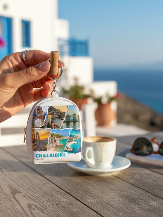 Wallet Souvenir Keychain Mini Set 10pcs Pvc Chalkidiki 7*9*4.5cm 871781