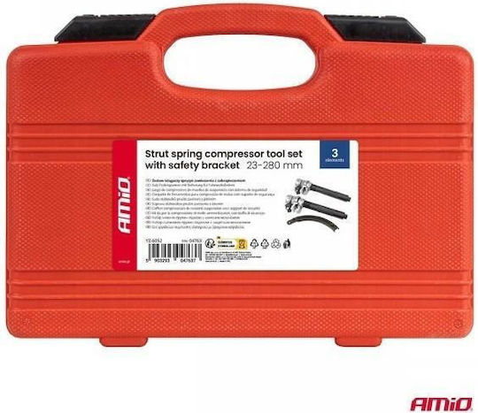 AMiO Set Unelte de Extragere pentru Arcuri Amortizor 3 Bucăți