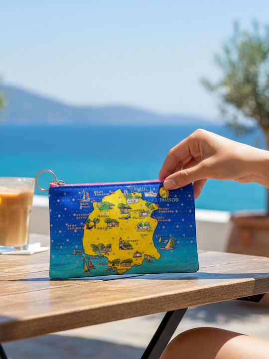 Πορτοφόλι Souvenir Μπρελόκ Σετ 10pcs Pvc Thassos 16*10cm 871714