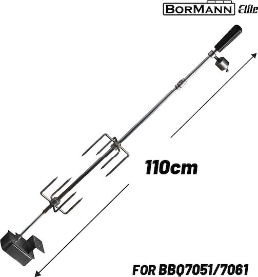 Bormann Barbecue Spit for Chicken for Motor 110cm
