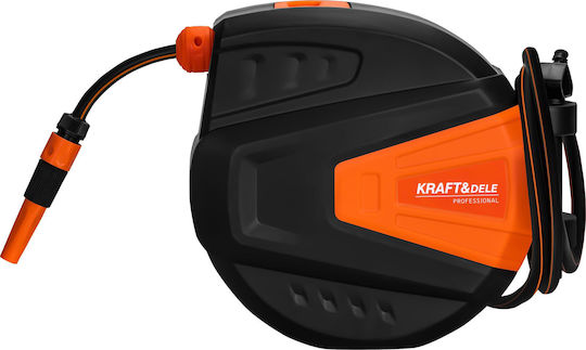 Kraft & Dele Automatic Wall Mounted Garden Hose Reel with Hose 20m