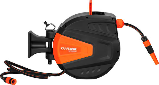 Kraft & Dele Automatic Wall Mounted Garden Hose Reel with Hose 20m