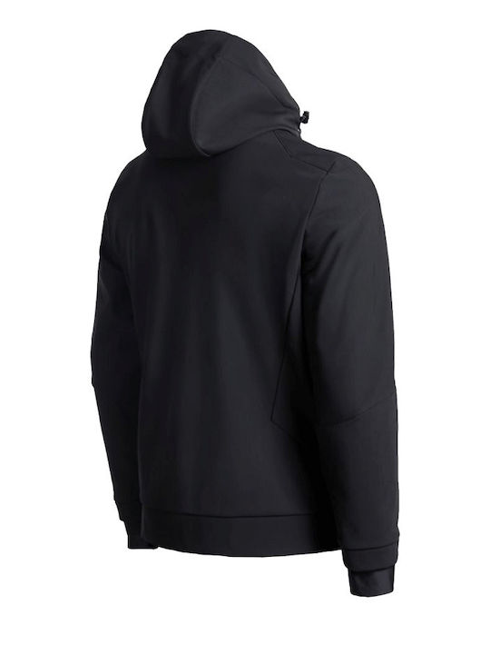 Stenso Pro Jachetă De Lucru Softshell Cu Glugă Detașabilă Neagră