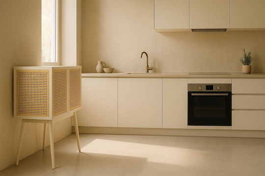 Cyrene Konsolentisch Holz M80xB35xH85cm