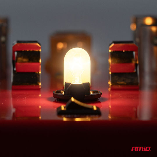 AMiO Car Lamps WY5W / W2.1X9.5D / W5W Halogen Orange 12V 5W 2pcs