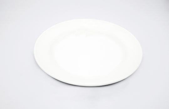Svim Плитка Пластмасова Бяла Чиния 23cm 6 Броя