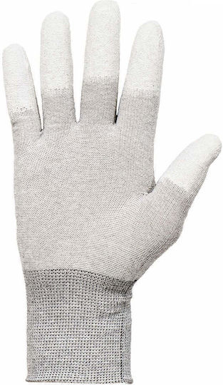 Safety Gloves Gray Polyurethane