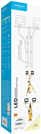 Modee Lighting Προβολέας Εργασίας LED IP65 με Φωτεινότητα έως 10lm