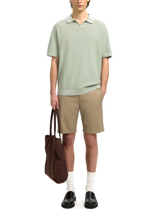 Polo Short Sleeve Green Blouse