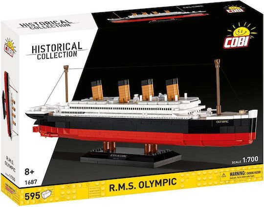 Cobi Model Figure Ship in Scale 1:700 With Glue and Colours 38.5x9.5x4cm