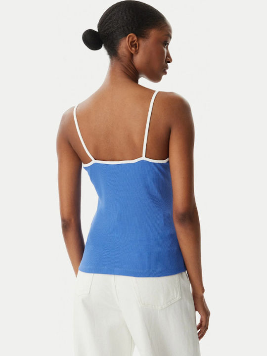 Tommy Hilfiger Women's Summer Cotton Top with Spaghetti Straps Navy Blue