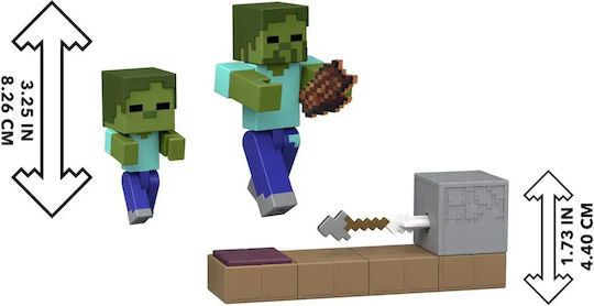 Minecraft Παιχνίδι Μινιατούρα για 6+ Ετών