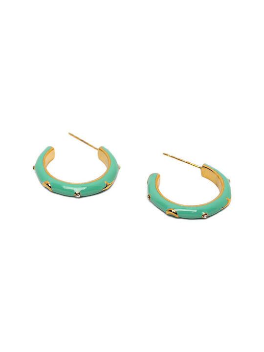 Tiffosi Earrings Made Of Turquoise Steel