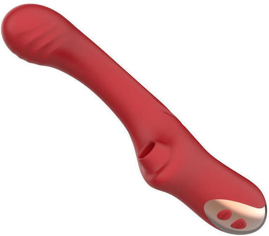 B - Series Cute Suking Vibrator G-Spot Roșu