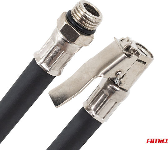 Amio Tyre Inflation Tube 1/4" 40cm Standard Ends Fixed Connection & Easy Use 1 Piece 04503/am