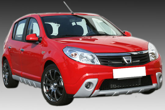 Motordrome Diffusor Auto Vorderseite Kompatibel mit Dacia Sandero 2008-2012