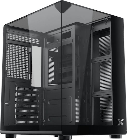 Xigmatek Aqua Compact Gaming Midi Tower Κουτί Υπολογιστή με Πλαϊνό Παράθυρο Μαύρο