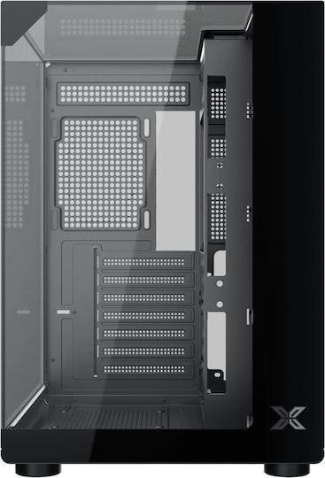 Xigmatek Aqua Compact Gaming Midi Tower Κουτί Υπολογιστή με Πλαϊνό Παράθυρο Μαύρο