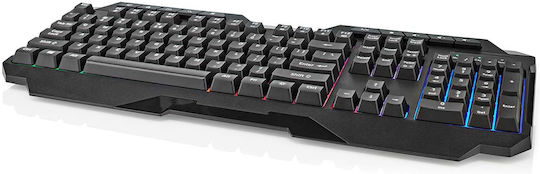 Nedis GKBD110BKUS Gaming Keyboard with Illuminated Keys English US