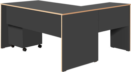 Γωνιακό Επαγγελματικό Γραφείο Rio 160x144x75εκ.