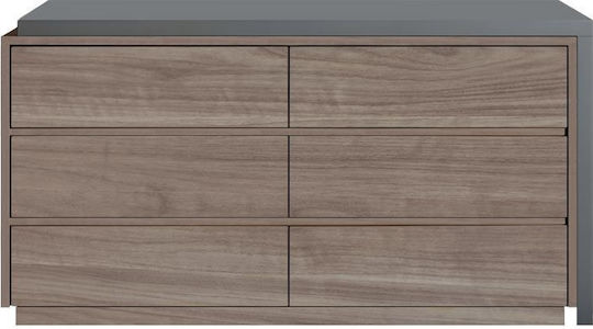 Γραφείο Reaze 120x50x73.5εκ. Καρυδί-ανθρακί Γραφείο Reaze 120x50x73.5εκ. Καρυδί-ανθρακί
