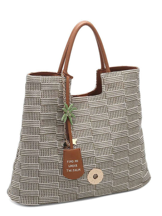 Women's Green Shopper Bag 2627B37-41