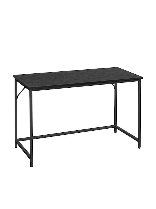 Birou Vasagle Cadru din Oțel 60x120x75cm Industrial Negru