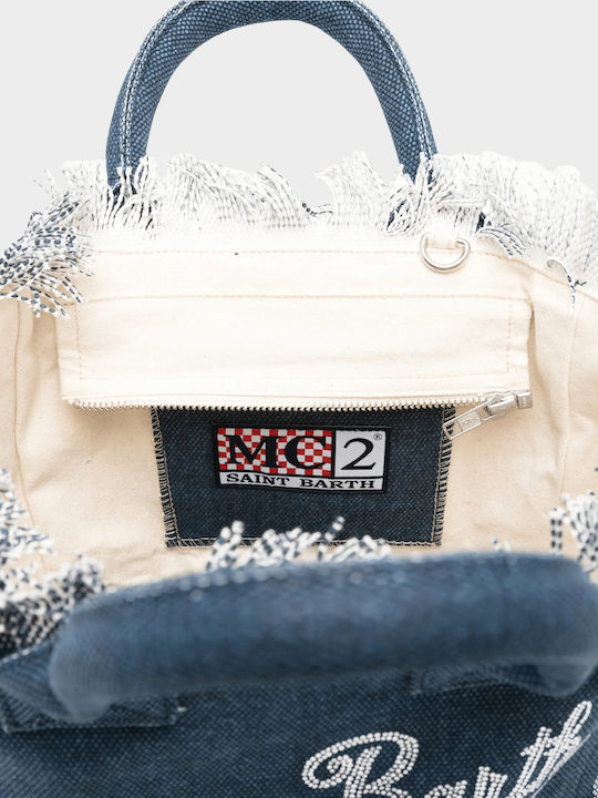 Vanity Γυναικεία Τσάντα Tote Χειρός Μπλε
