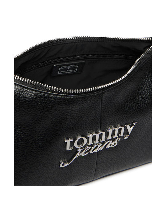 Leder Damen Handtasche Schulter Handtasche Schwarz