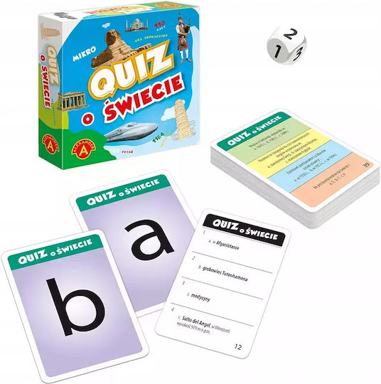 Επιτραπέζιο Παιχνίδι Micro Quiz Board Game About The World Alexander