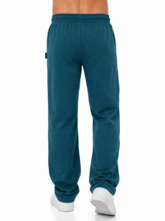 Herren-Sweatpants Jogginghose Petrol