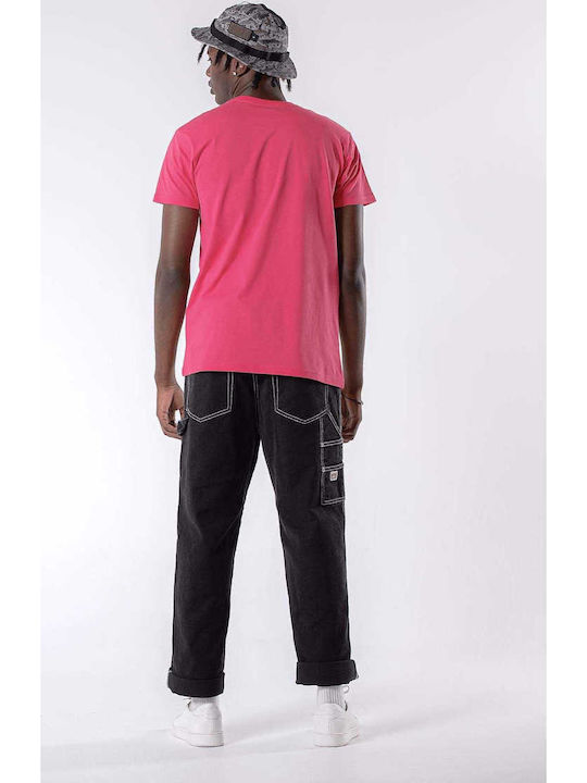 Notis Brand Kurzarm T-Shirt Fuchsie Notis Brand Kurzarm T-Shirt Fuchsie
