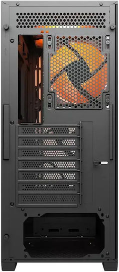 Cougar MX600 Air Pro Геймърско Midi Tower Компютърна Кутия с Страничен Прозорец и ARGB Осветление Черен