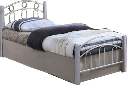 Norton Κρεβάτι Μονό για Στρώμα 90x190cm Norton Κρεβάτι Μονό για Στρώμα 90x190cm