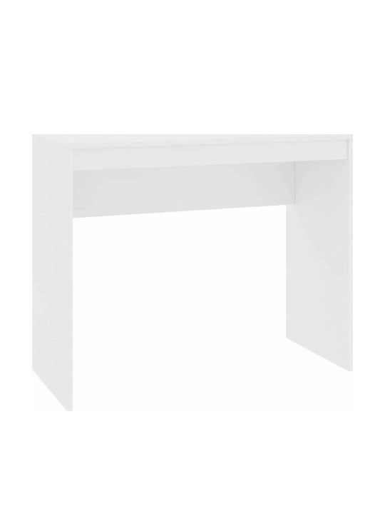 Schreibtisch Holz Weiß 90x40x72cm
