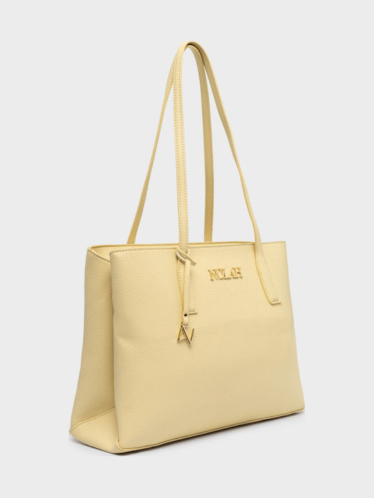 Valia Damen Schultertasche Gelbe