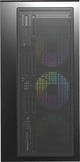 Darkflash DS950 Gaming Mini Tower Κουτί Υπολογιστή με Πλαϊνό Παράθυρο και ARGB Φωτισμό Μαύρο
