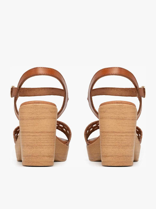 Sandale Din Piele Tabac